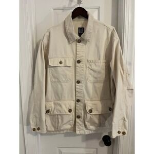 Gap Canvas Utility Field Jacket/Chore Coat